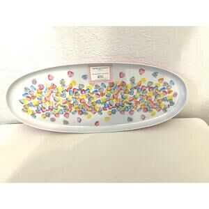Cupcakes and Cashmere Acrylic Hearts Platter -Candy, Appetizers, Love Theme